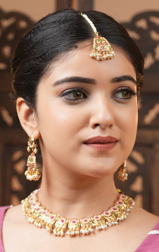 Rose Glow Punjabi Set