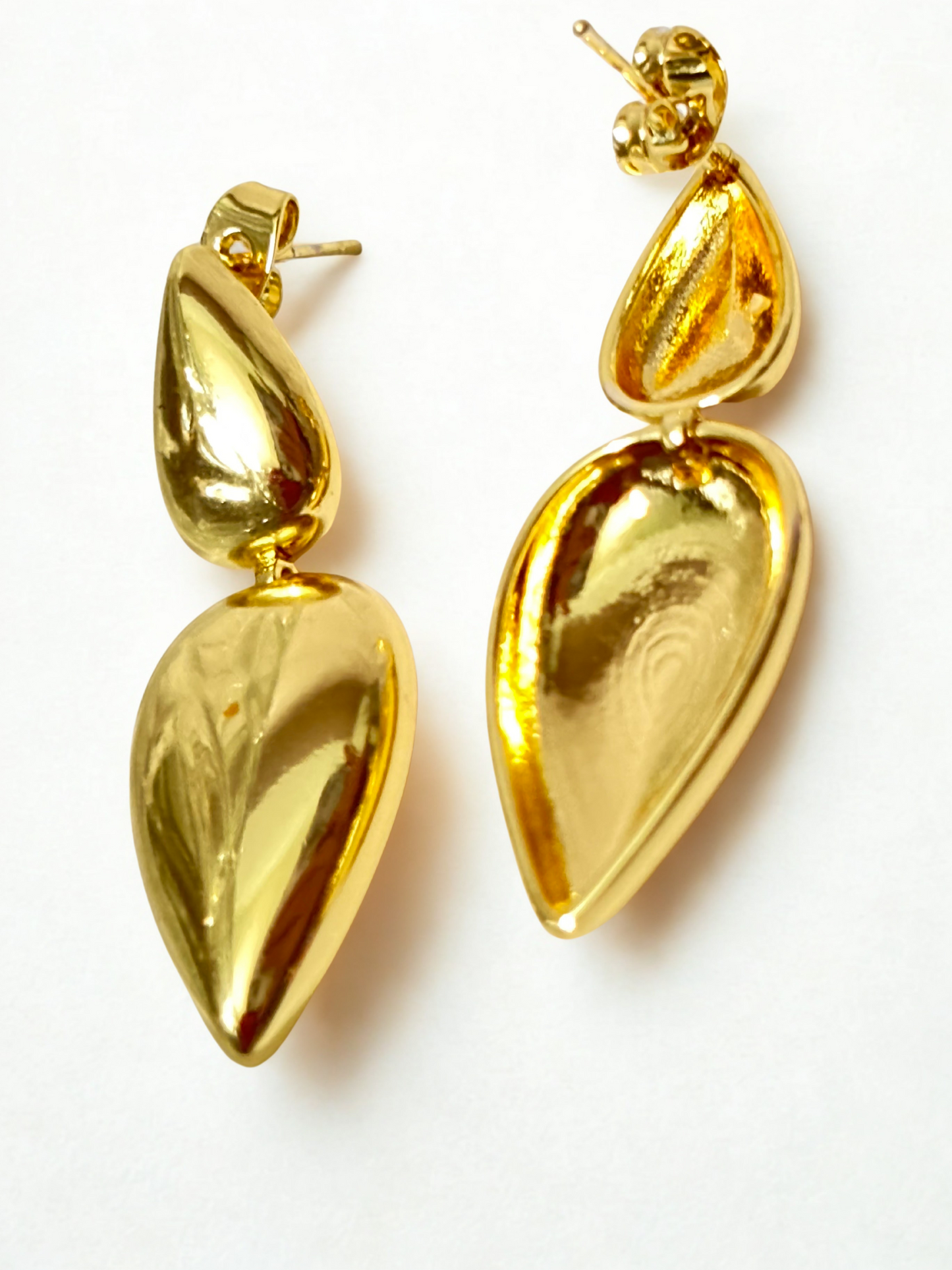 Golden Dew Drop Earrings
