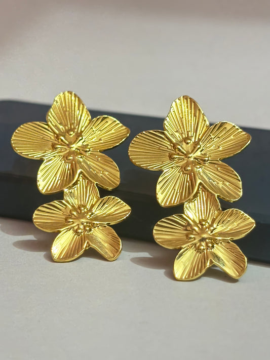 Noora Orchid Drop Earrings