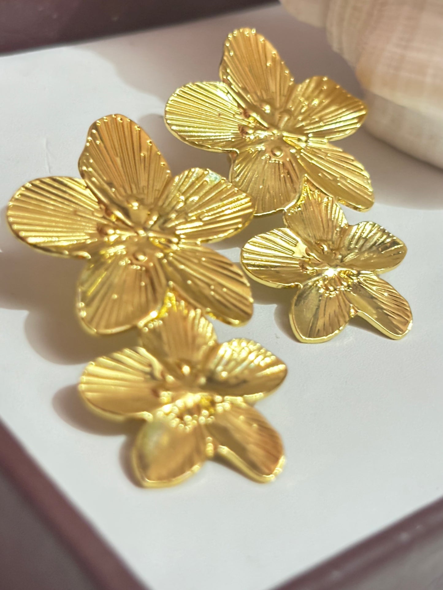 Noora Orchid Drop Earrings