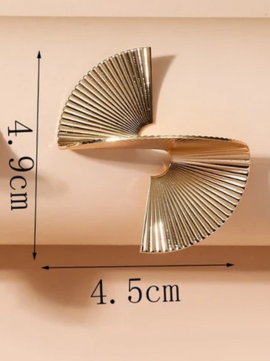 Stylish twisted earrings