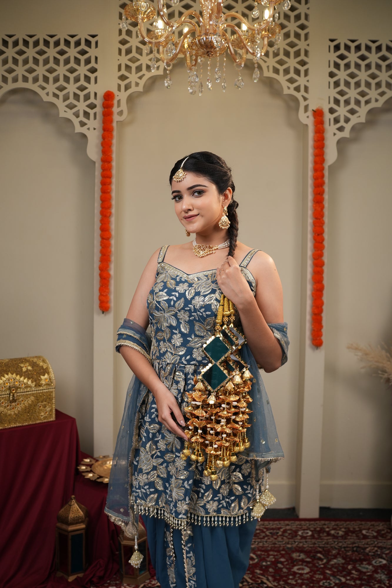 Royal Double Mirror Tassel Pranda