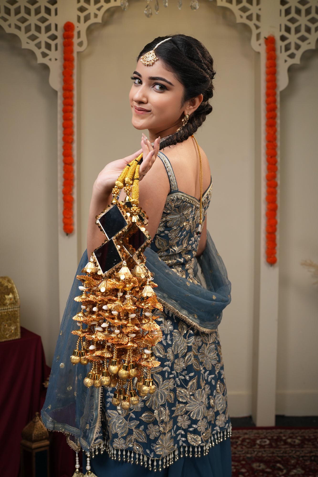 Royal Double Mirror Tassel Pranda