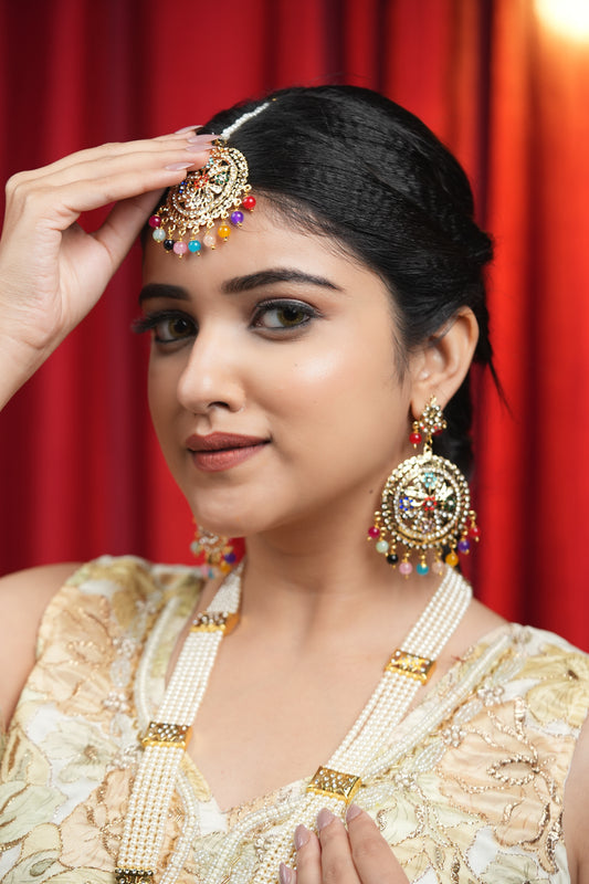 Golden Aura Multicolour Rani Haar