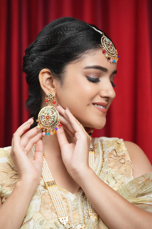 Golden Aura Multicolour Rani Haar