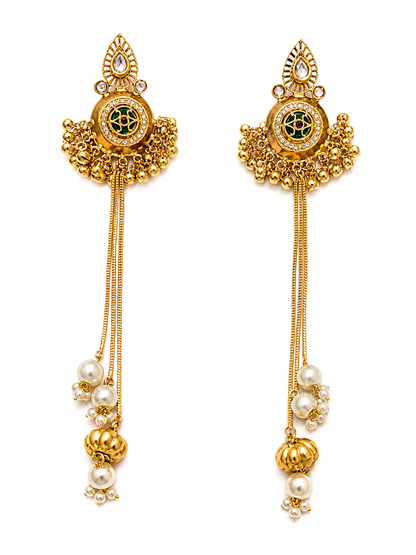 Ziya Hanging Ghungroo Earrings