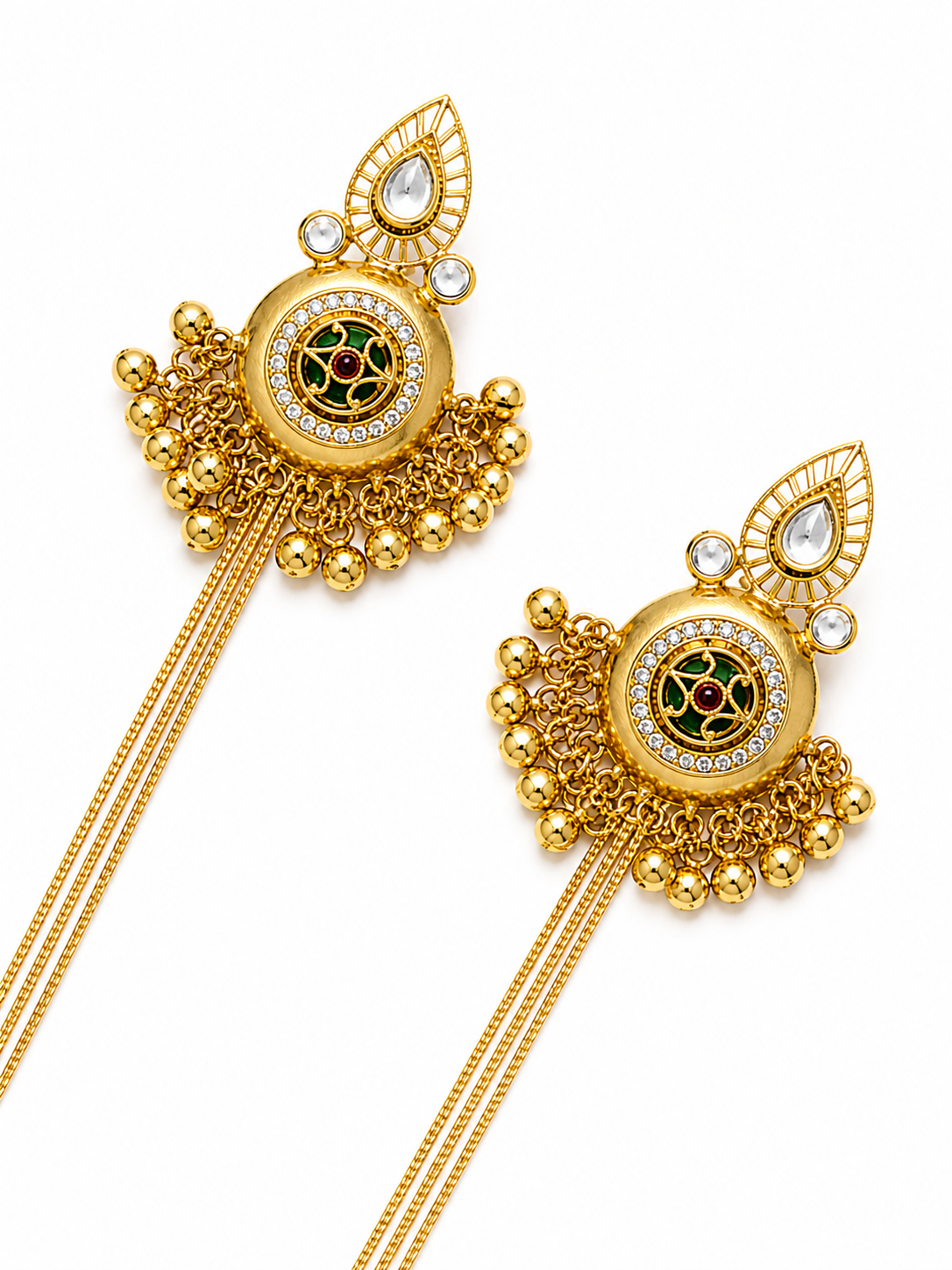 Ziya Hanging Ghungroo Earrings