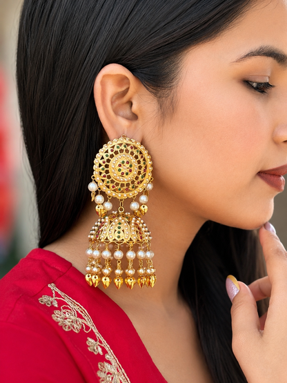 Ziya Handmade Punjabi Jhumkas