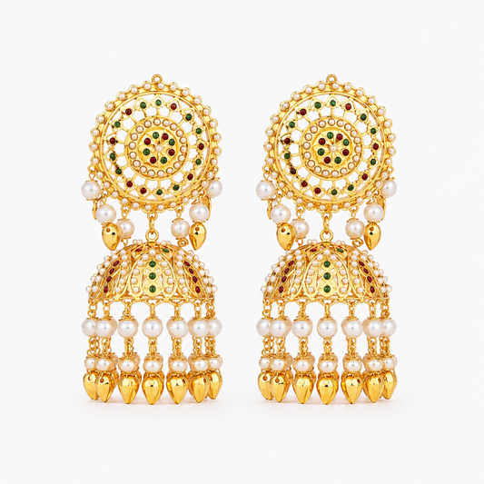 Ziya Handmade Punjabi Jhumkas