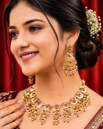Royal Ruby Essence Punjabi Set