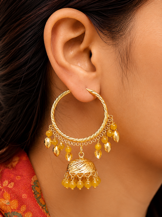 Noor Jhumki Hoops