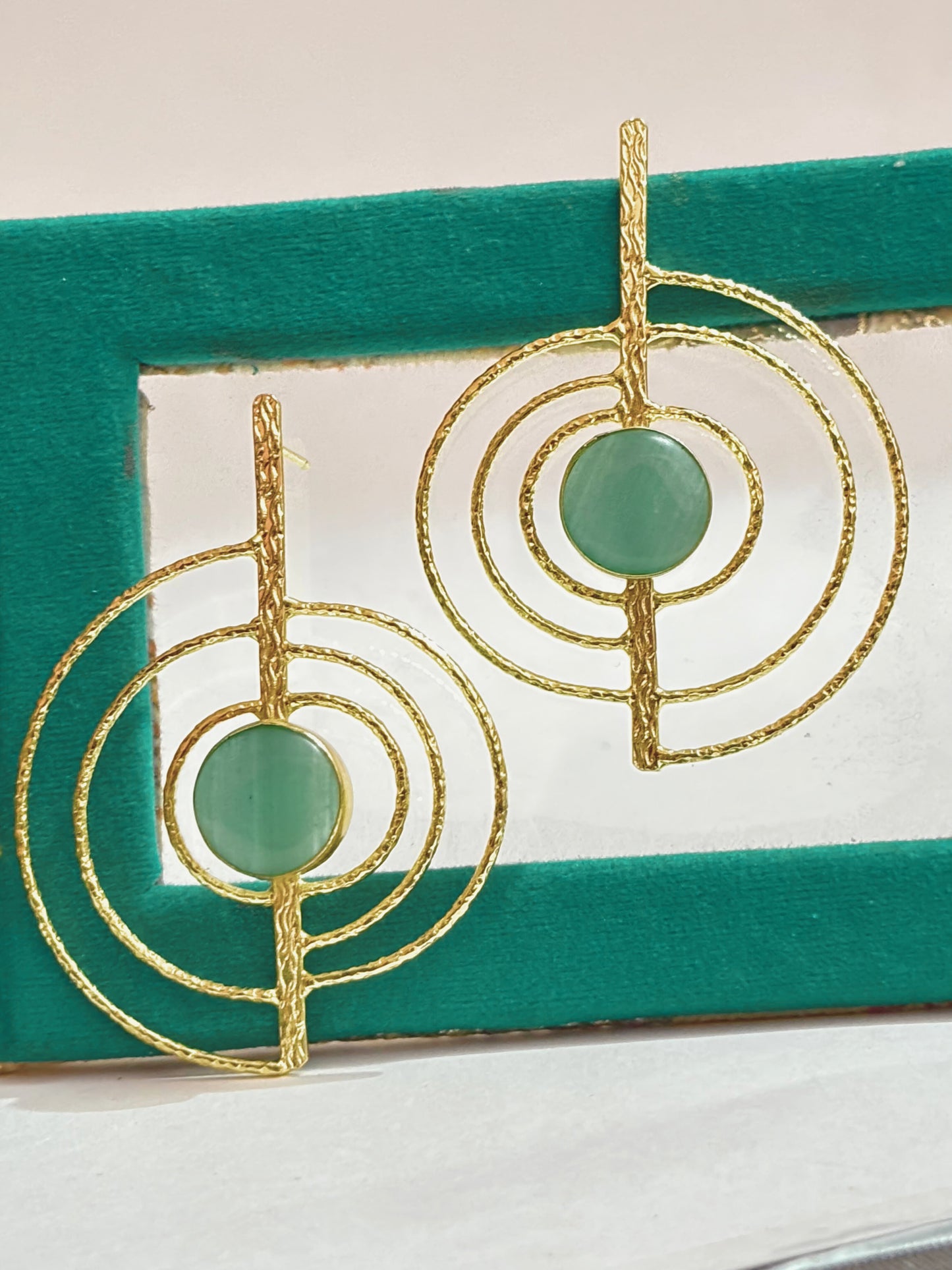 Aqua Green Orbit Drops