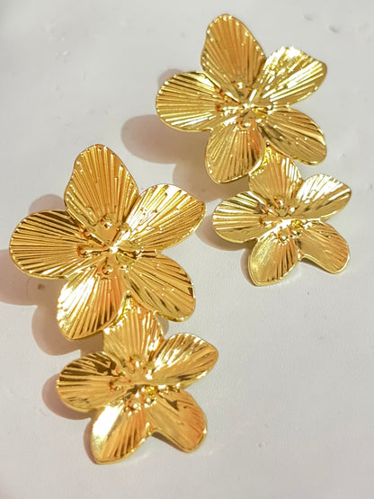 Noora Orchid Drop Earrings