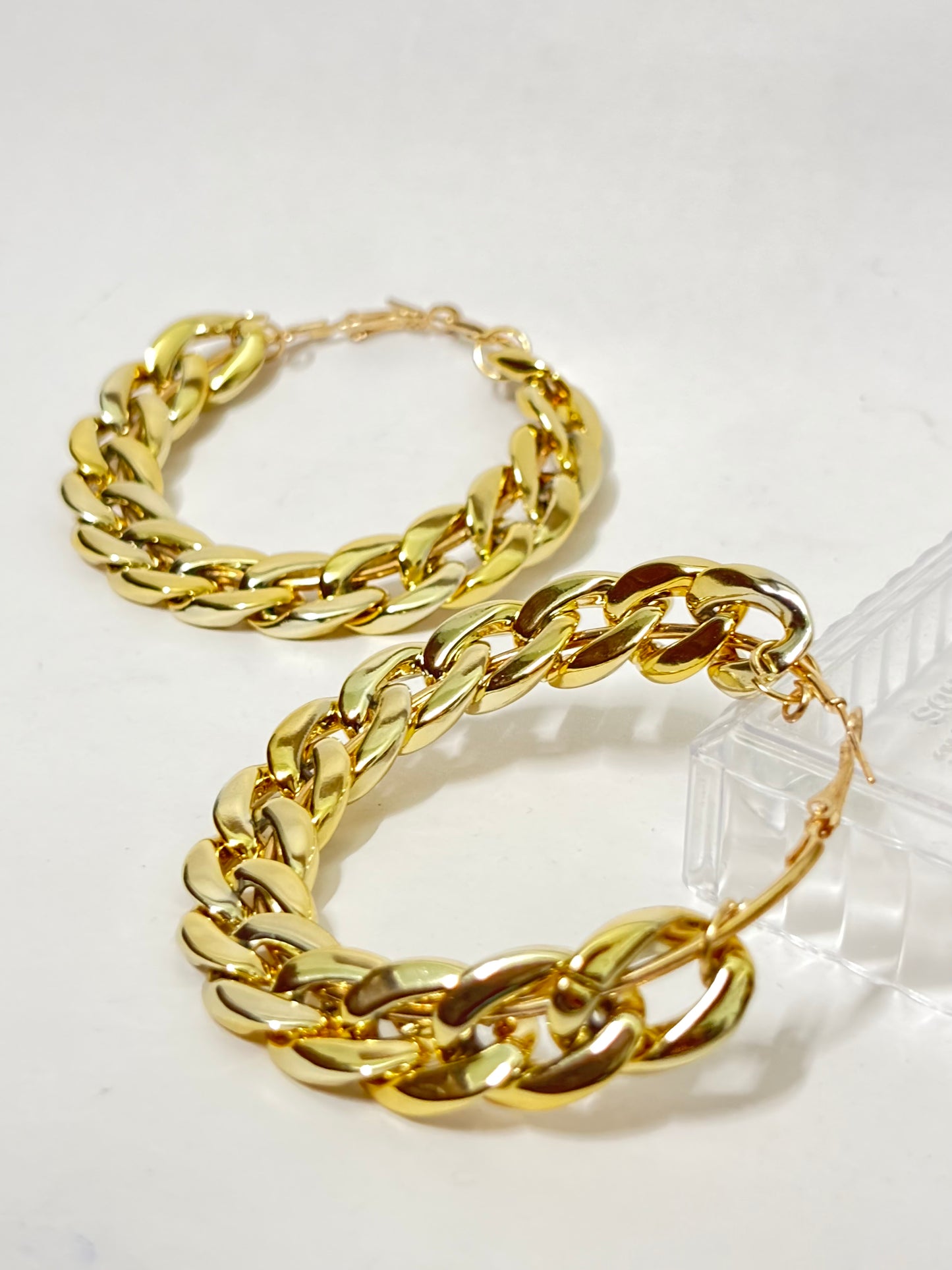 Chunky Chain Hoops